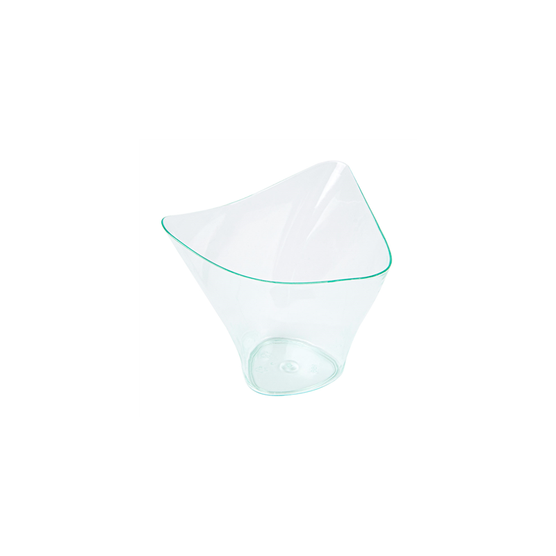 TRIANGLES HAUTS RÉUTILISABLES 100 ML 7,7x7,4x6,3 CM VERT D'EAU PS (576 UNITÉ) TRIANGLES HAUTS RÉUTILISABLES 100 ML 7,7x7,4x6,3 CM VERT D'EAU PS (576 UNITÉ)