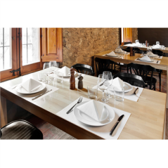 Image SETS DE TABLE 'SPUNBOND' 60 G/M2 30x40 CM BLANC PP (800 UNITÉ) #5