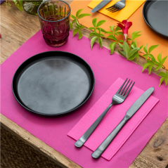 SETS DE TABLE 'SPUNBOND' 60 G/M2 30x40 CM FRAMBOISE PP (800 UNITÉ)