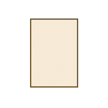 Image BRISTOLS POUR PORTE-MENUS - LISERÉ MARRON  130 G/M2 15,3x21 CM IVOIRE CARTON (100 UNITÉ) #1