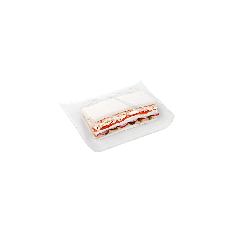 DELI PACK AUTO FERMETURE  30 G/M2 + 13 PP 28x22/20 CM BLANC KRAFT (500 UNITÉ)
