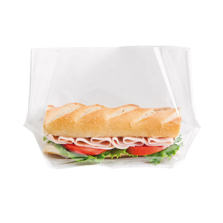 Image RÉCIPIENTS AVEC BASE ET FENÊTRE 'TURTLE PACK' 50 G/M2 + 15 PP 27+5,5/2,5x16 CM BLANC KRAFT (100 UNITÉ) #1