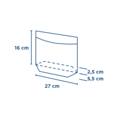 Image RÉCIPIENTS AVEC BASE ET FENÊTRE 'TURTLE PACK' 50 G/M2 + 15 PP 27+5,5/2,5x16 CM BLANC KRAFT (100 UNITÉ) #4
