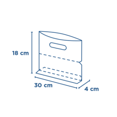 Image RÉCIPIENTS AVEC BASE ET POIGNÉES 'TURTLE PACK' 50 G/M2 + 15 PP 30+4x18 CM NATUREL KRAFT (50 UNITÉ) #3