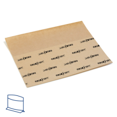 Image RÉCIPIENTS AVEC BASE "DELICIOUS" 'KANGOO PACK' 50 G/M2 + 20 LDPE 21+3x17/11 CM NATUREL KRAFT (100 UNITÉ) #3