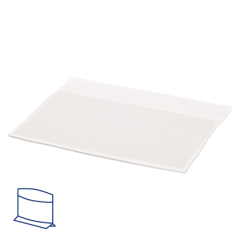 RÉCIPIENTS AVEC BASE ET FENÊTRE 'KANGOO PACK' 40 G/M2 + 15 PP 14+3x16/12 CM BLANC KRAFT (100 UNITÉ)
