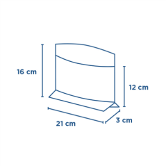 Image RÉCIPIENTS AVEC BASE ET FENÊTRE 'KANGOO PACK' 40 G/M2 + 15 PP 21+3x16/12 CM BLANC KRAFT (100 UNITÉ) #4