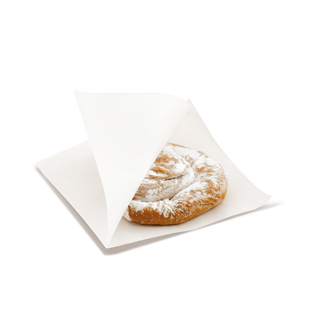 Image SACHETS OUVERTS 2 CÔTÉS 'OPEN PACK' 22 G/M2 + 8 LDPE 12x12,2 CM BLANC KRAFT (100 UNITÉ) #1