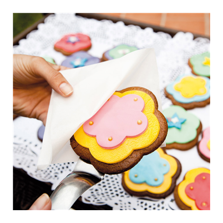 SACHETS OUVERTS 2 CÔTÉS 'OPEN PACK' 22 G/M2 + 8 LDPE 15x15,2 CM BLANC KRAFT (100 UNITÉ)