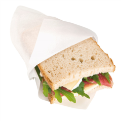 Image SACHETS OUVERTS 2 CÔTÉS 'OPEN PACK' 22 G/M2 + 8 LDPE 18X18,2 CM BLANC KRAFT (100 UNITÉ) #1