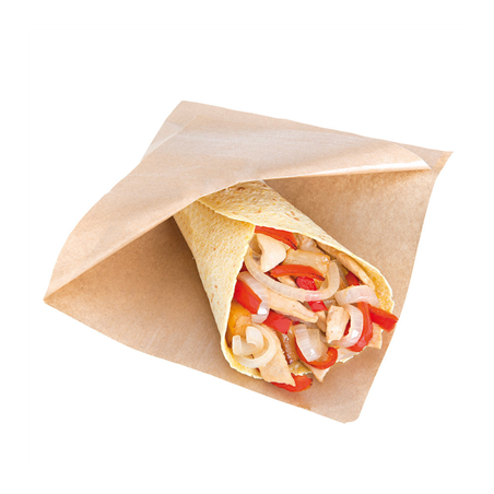 Image SACHETS OUVERTS 2 CÔTÉS 'OPEN PACK' 35 G/M2 + 10 LDPE 12x12,2 CM NATUREL KRAFT (100 UNITÉ) #1