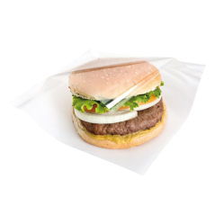 Image SACHETS OUVERTS 2 CÔTÉS AVEC FENÊTRE 'OPEN PACK' 35 G/M2 + 10 LDPE 19x19 CM BLANC KRAFT (100 UNITÉ) #1