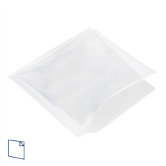 Image SACHETS OUVERTS 2 CÔTÉS AVEC FENÊTRE 'OPEN PACK' 35 G/M2 + 10 LDPE 19x19 CM BLANC KRAFT (100 UNITÉ) #3