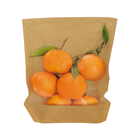 Image RÉCIPIENTS AVEC BASE ET FENÊTRE 'TURTLE PACK' 50 G/M2 + 15 PP 20+3,5x24/21 CM NATUREL KRAFT (100 UNITÉ) #1