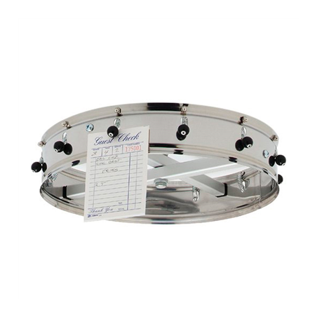 Image CARROUSEL POUR COMMANDES MURAL 16 PINCES Ø 45 CM ARGENTE INOX (1 UNITÉ) #1