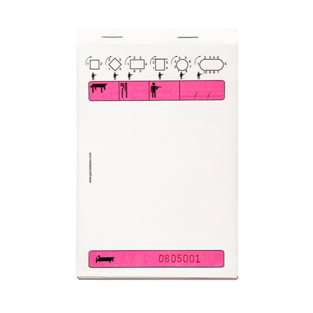 Image BLOCS COMMANDES TRIPLI 50x3 FEUILLES  10x15 CM ROSE AUTOCOPIANT (100 UNITÉ) #1