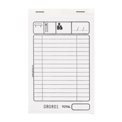 Image BLOCS FACTURES DUPLI 50x2 FEUILLES  10x15 CM BLANC AUTOCOPIANT (100 UNITÉ) #1