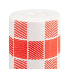 Image "TÊTE-À-TÊTE" PRÉ. 120CM (20 FEU.) 'VICHY' 55 G/M2 0,40x24 M BLANC AIRLAID (6 UNITÉ) #1