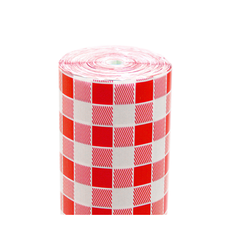 Image NAPPE EN ROULEAU 'ANETO - VICHY' 48 G/M2 1,20x100 M BLANC CELLULOSE (4 UNITÉ) #1