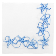 Image SERVIETTES ECOLABEL 'DOUBLE POINT - ANTIBES' 18 G/M2 40x40 CM BLANC OUATE (1200 UNITÉ) #1