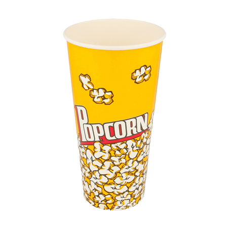 Image RÉCIPIENTS POUR POP-CORN 720 ML 230 +20 PE G/M2 Ø 9,5/6,5x17,7 CM CARTON (1000 UNITÉ) #1