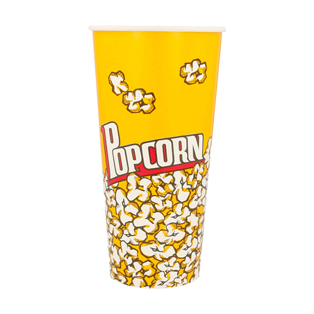 RÉCIPIENTS POUR POP-CORN 720 ML 230 +20 PE G/M2 Ø 9,5/6,5x17,7 CM CARTON (1000 UNITÉ)