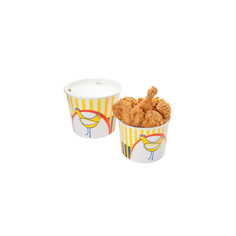 CONTAINERS POULET + COUVERCLES 5100 ML 15PE + 380 + 18PE G/M2 Ø 22,5/16x21 CM BLANC CARTON (240 UNITÉ) CONTAINERS POULET + COUVERCLES 5100 ML 15PE + 380 + 18PE G/M2 Ø 22,5/16x21 CM BLANC CARTON (240 UNITÉ)