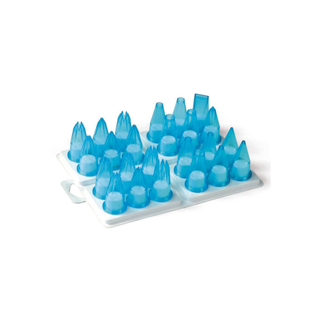 Image DOUILLES DÉCORATION 24 PIÈCES   BLEU CIEL POLYCARBONATE (1 UNITÉ) #1