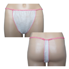 Image STRINGS FEMME   ROSE SPUNBOND (100 UNITÉ) #1
