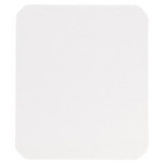 Image PLAQUE AUTO-ADHESIVE "MESSIEURS"  12,2x14x0,1 CM BLANC ALUMINIUM (1 UNITÉ) #3