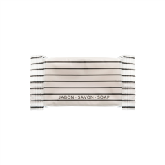 Image SAVONNETTES 'FLOW PACK' 8 G 7x3 CM BLANC GLYCERINE (1000 UNITÉ) #1