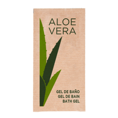Image SACHETS GEL BAIN 'ALOE VERA' 10 ML 10x5 CM (1000 UNITÉ) #1