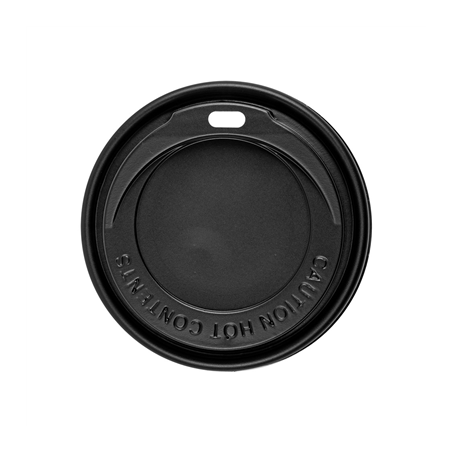 COUVERCLES HAUTS POUR GOBELETS 360/480 ML   NOIR PS (1000 UNITÉ)