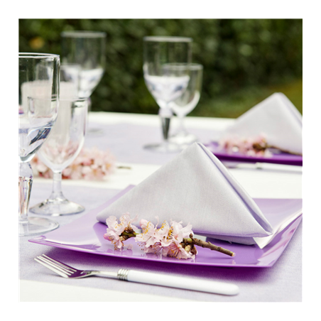 SERVIETTES 'LIKE LINEN' 70 G/M2 40x40 CM PARME SPUNLACE (600 UNITÉ)