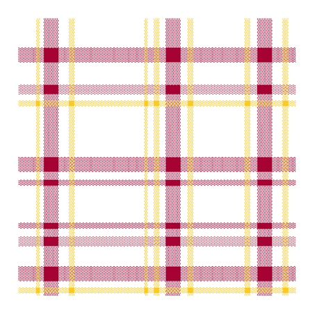 Image SERVIETTES 'LIKE LINEN - SCOTTISH' 70 G/M2 40x40 CM BORDEAUX SPUNLACE (600 UNITÉ) #1