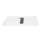 NUMÉRO DE TABLE DU 1 AU 25 10,2 CM BLANC PLASTIQUE (1 UNITÉ) Image NUMÉRO DE TABLE DU 1 AU 25 10,2 CM BLANC PLASTIQUE (1 UNITÉ) #3