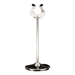 Image PINCE POUR NUMÉROS DE TABLE  Ø7,2x19,5 (h) CM ARGENTE INOX (1 UNITÉ) #1