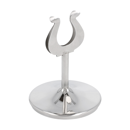 Image PINCE POUR NUMÉROS DE TABLE  Ø7,2x10,2 (h) CM ARGENTE INOX (1 UNITÉ) #1