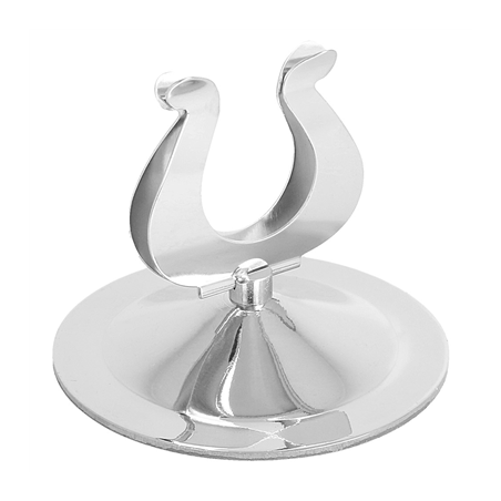 Image PINCE POUR NUMÉROS DE TABLE  Ø7,2x6 CM ARGENTE INOX (1 UNITÉ) #1