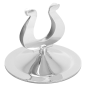 Image PINCE POUR NUMÉROS DE TABLE  Ø7,2x6 CM ARGENTE INOX (1 UNITÉ) #1