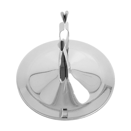 PINCE POUR NUMÉROS DE TABLE  Ø7,2x6 CM ARGENTE INOX (1 UNITÉ)