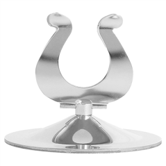 Image PINCE POUR NUMÉROS DE TABLE  Ø7,2x6 CM ARGENTE INOX (1 UNITÉ) #3