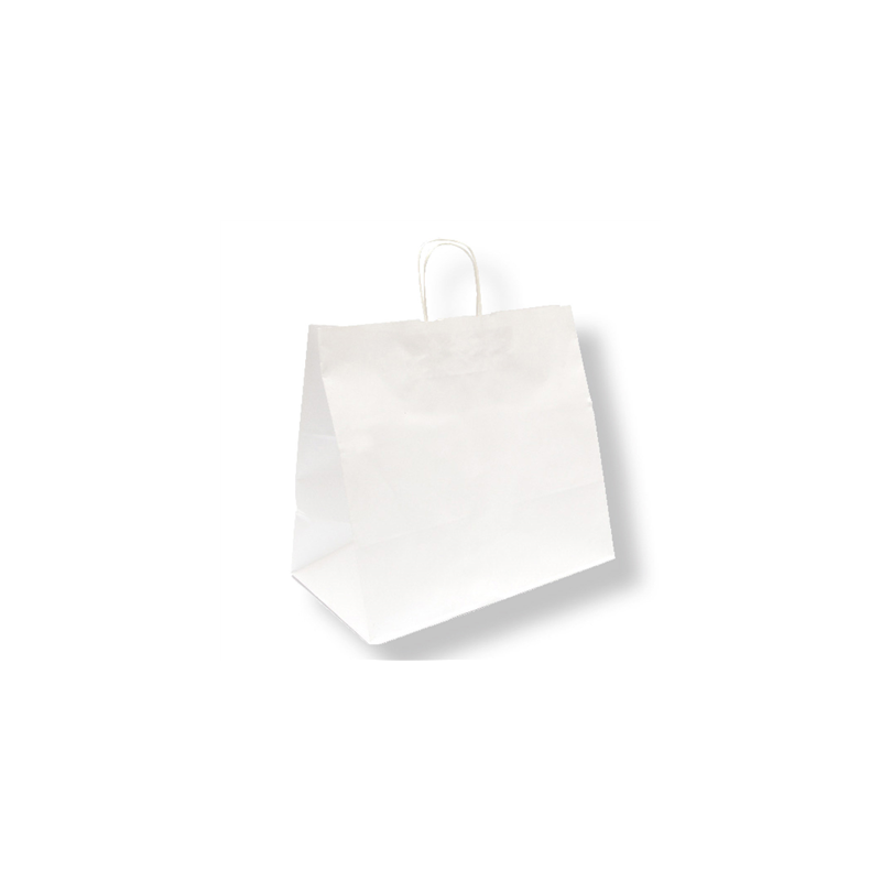 SACS SOS TRAITEUR AVEC ANSES 90 G/M2 36+21x33,5 CM BLANC CELLULOSE (250 UNITÉ) SACS SOS TRAITEUR AVEC ANSES 90 G/M2 36+21x33,5 CM BLANC CELLULOSE (250 UNITÉ)