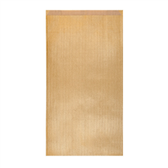 Image SACHETS PLATS 60 G/M2 19+8x35 CM OR KRAFT VERGÉ (250 UNITÉ) #1