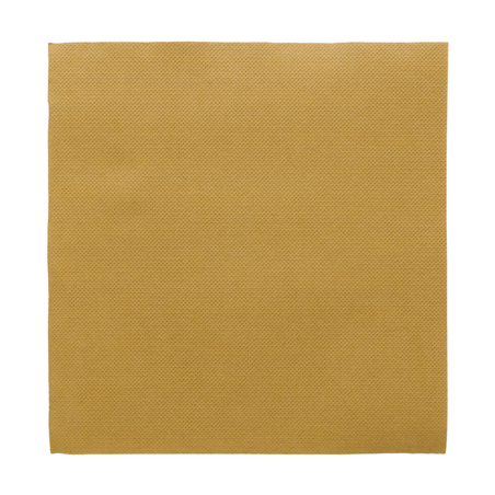 Image SERVIETTES ECOLABEL 'DOUBLE POINT' 18 G/M2 39x39 CM OR OUATE (1200 UNITÉ) #1