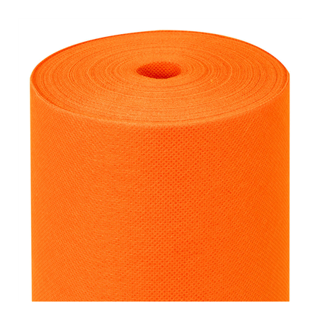Image NAPPE PRÉ-DÉCOUPÉE 120 CM 'SPUNBOND' 60 G/M2 1,20x50,4 M ORANGE PP (1 UNITÉ) #1