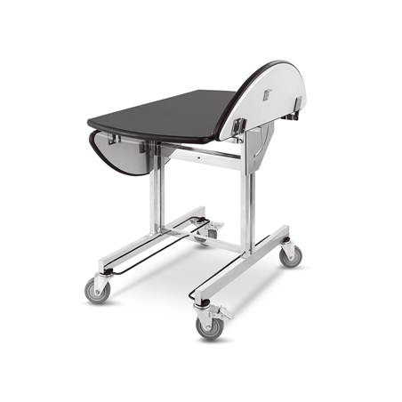 Image TABLE SERVICE DE CHAMBRE 'ARROW'  109x92x76 CM NOIR METAL (1 UNITÉ) #1