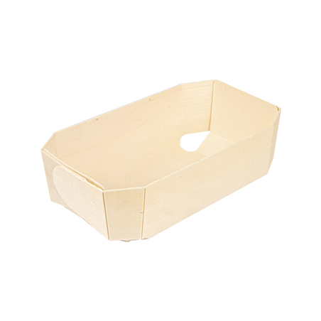 Image BARQUETTES  18x10,5x5,5 CM NATUREL BOIS (300 UNITÉ) #1