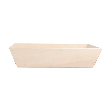 PLATEAU REPAS 700 ML 18x13x4 CM NATUREL BOIS (50 UNITÉ)