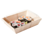 Image PLATEAU REPAS 700 ML 18x13x4 CM NATUREL BOIS (50 UNITÉ) #4